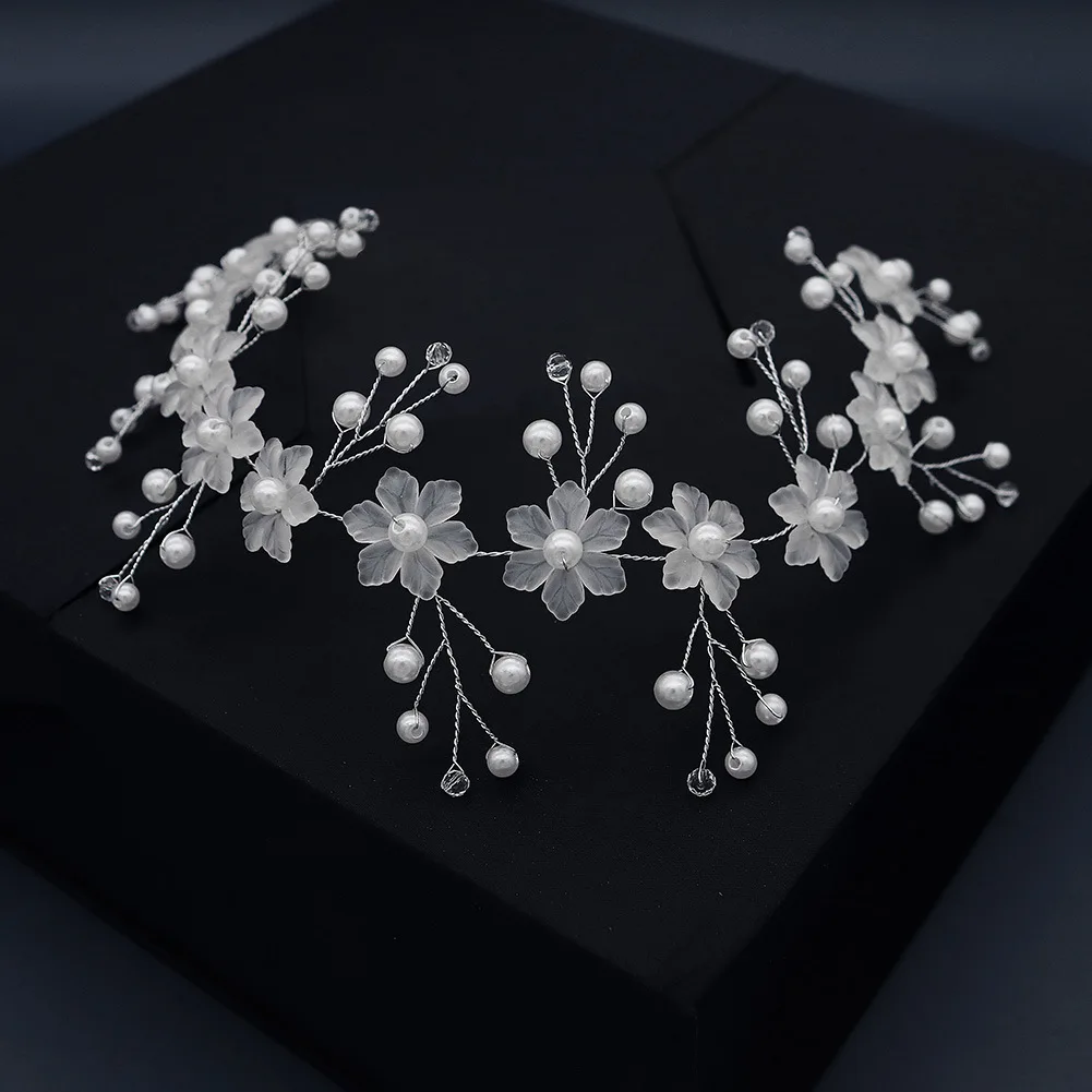 

Korean women pearl headband hair accessories wedding bridal headdress tiara kids headbands for girls fashion accessories jewelry