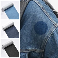 1pc cap applique jumper denim fabric tape patch self adhesive hairclip accessories clothing crafts bow