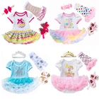 4 шт., кружевные комбинезоны с коротким рукавом