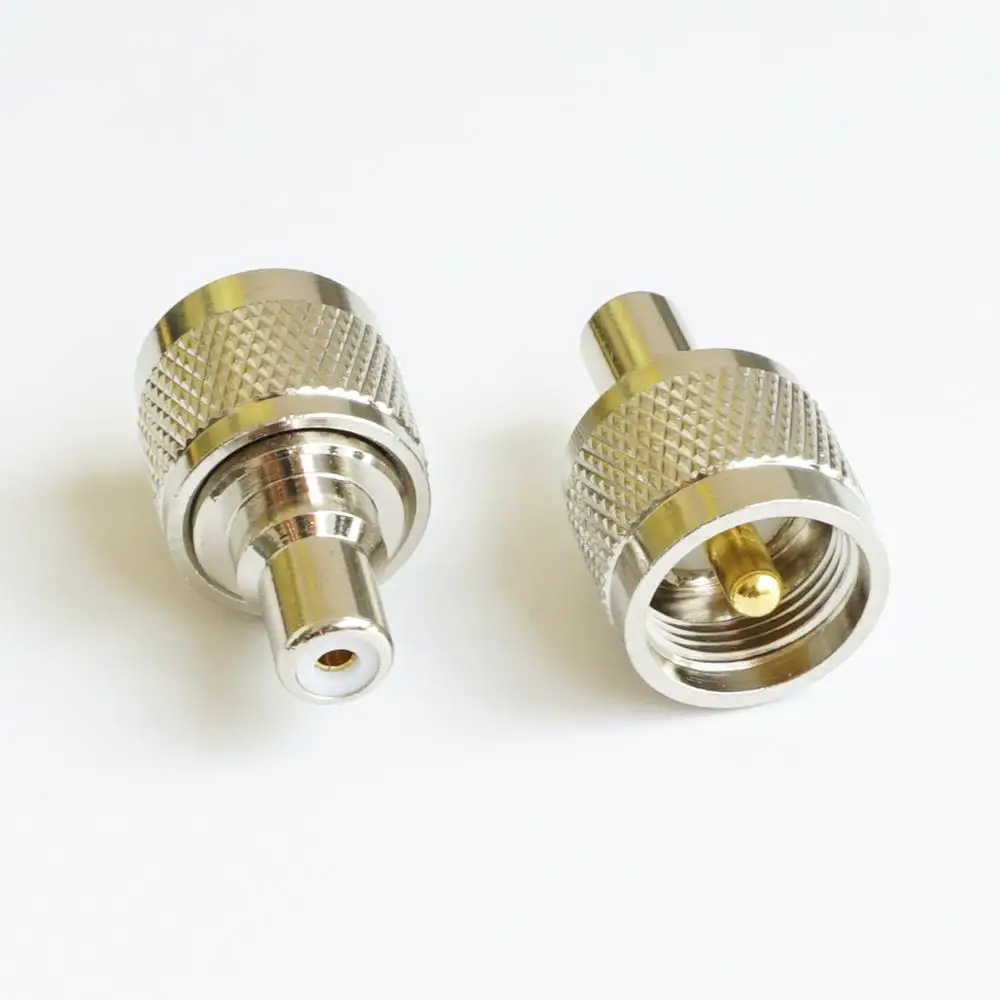 1 шт. RCA в UHF PL259 SO239 разъем гнездо папа - латунные прямые радиочастотные