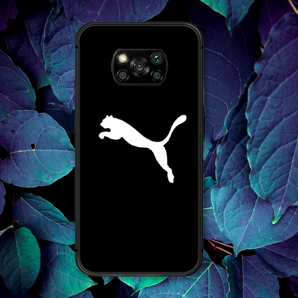 

Pume Sport Brand Leopard Phone Case For Xiaomi Mi Note 10 A3 9 MAX 3 A2 8 9 Lite Pro Ultra black Prime Fashion Funda 3D Etui