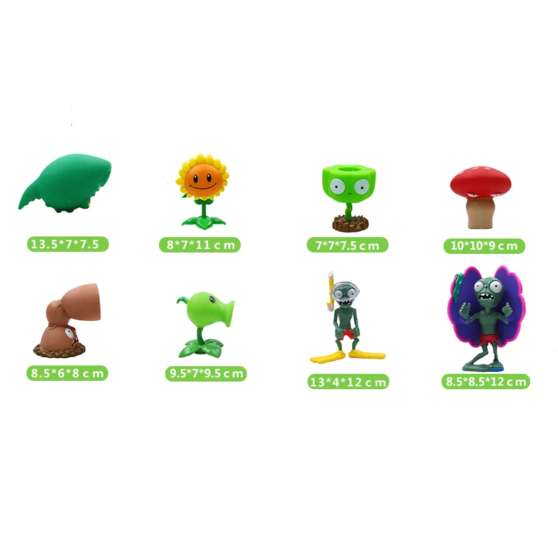 

2020 New Popular Game PVZ Plants vs Zombies Peashooter PVC Action Figure Model Toys 10CM Plants Vs Zombies Toys