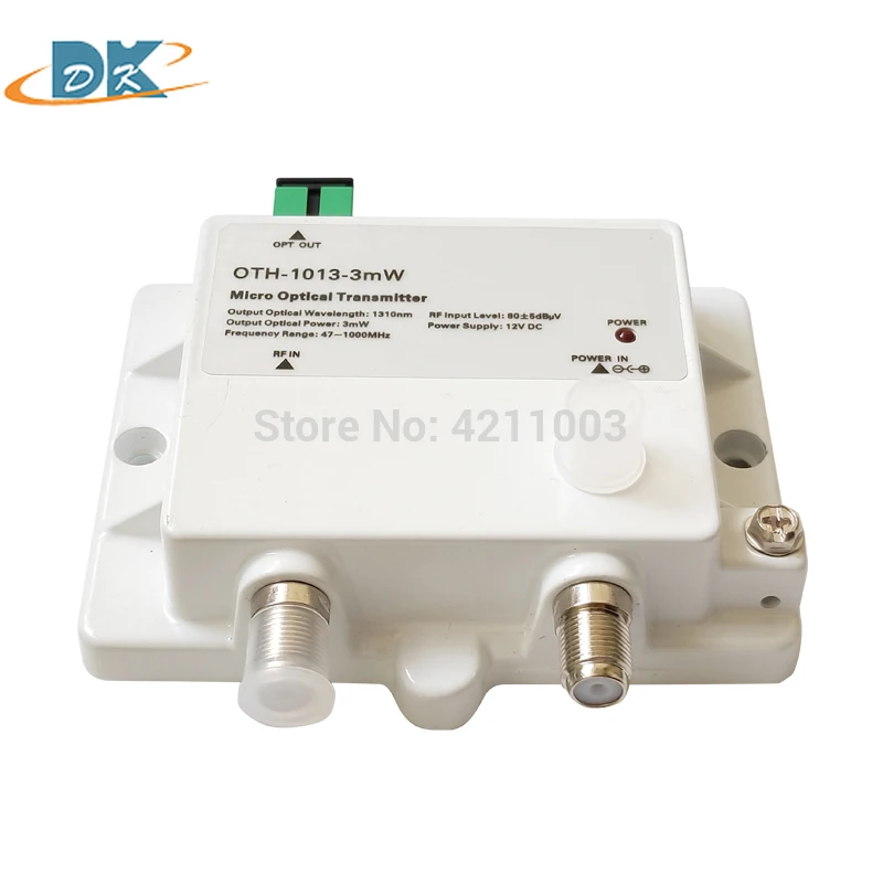 Mini CATV Optical Transmitter 1310nm FTTH 12V DC Fiber optics receiver 1550nm SC APC connector RF fibra optica Transceiver