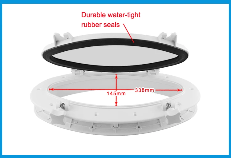 Отверстие для порта для морской лодки, яхты, домов на колесах, овальной формы, АБС-пластик, овальные люки, запасные лампы для порта, освещение... от AliExpress RU&CIS NEW