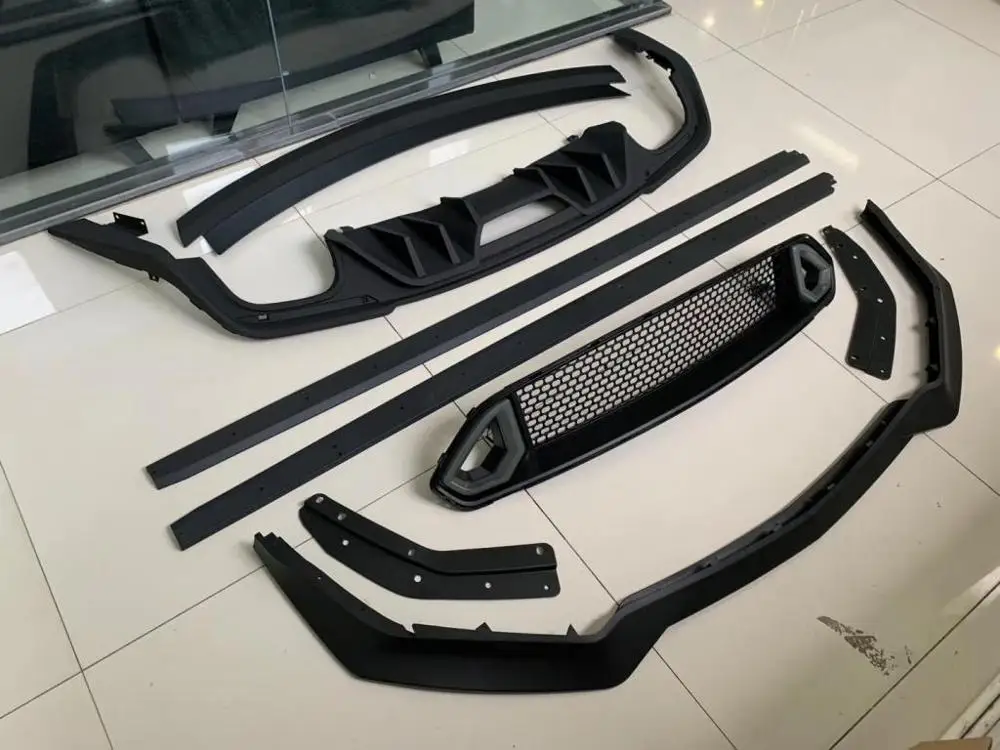 Автомобильный набор для всего тела Ford Mustang 2018 2019 2020 Bodykits передний бампер