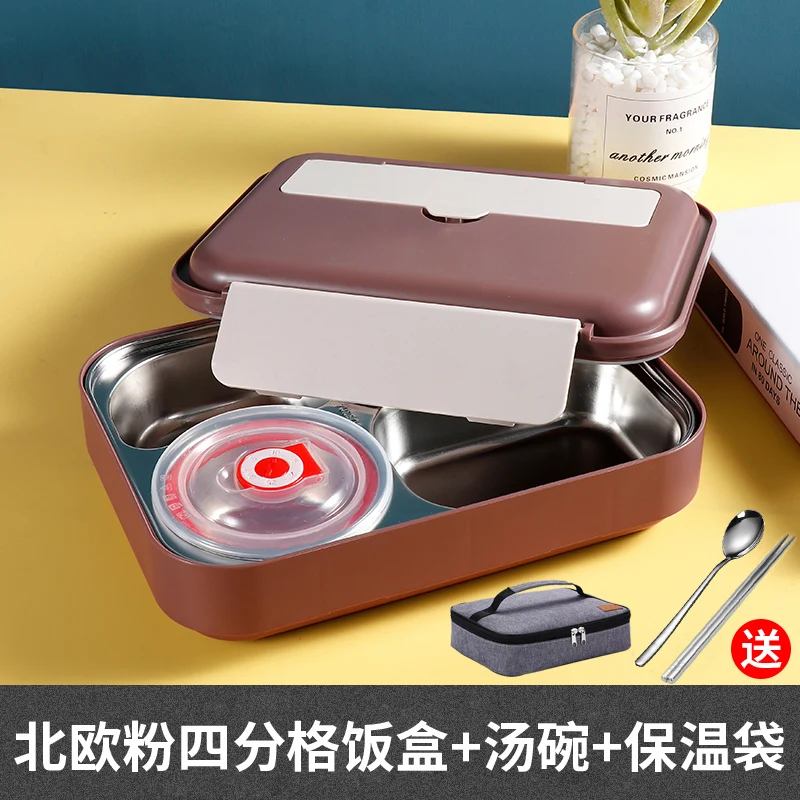

Portable Cooking Keep Warm Lunch Box Take Away Food Kids Bento School Food Carrier Bento Box Boite De Rangement Kitchen EG50FH