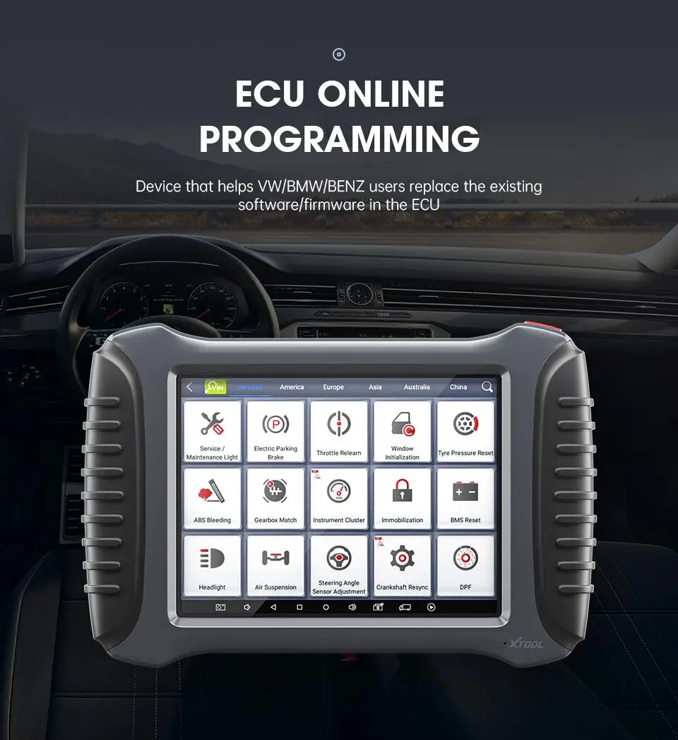 XTOOL A80 PRO Full system Diagnostic tool Auto key programmer ECU coding odometer adjustment OBD2 EEPROM Adapter Free update NEW |
