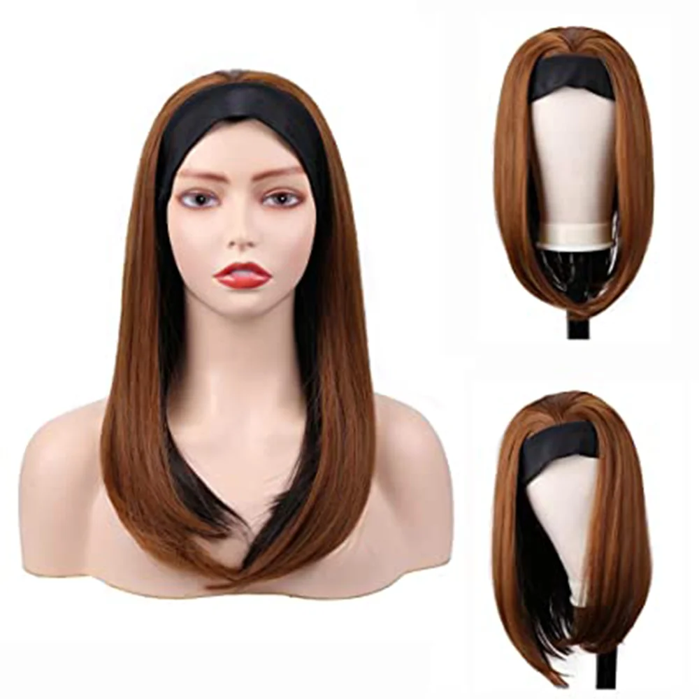 

Женский парик для косплея Омбре Honey Bob, короткие прямые волосы со светлыми белыми цветными волосами, повседневные парики из высококачествен...