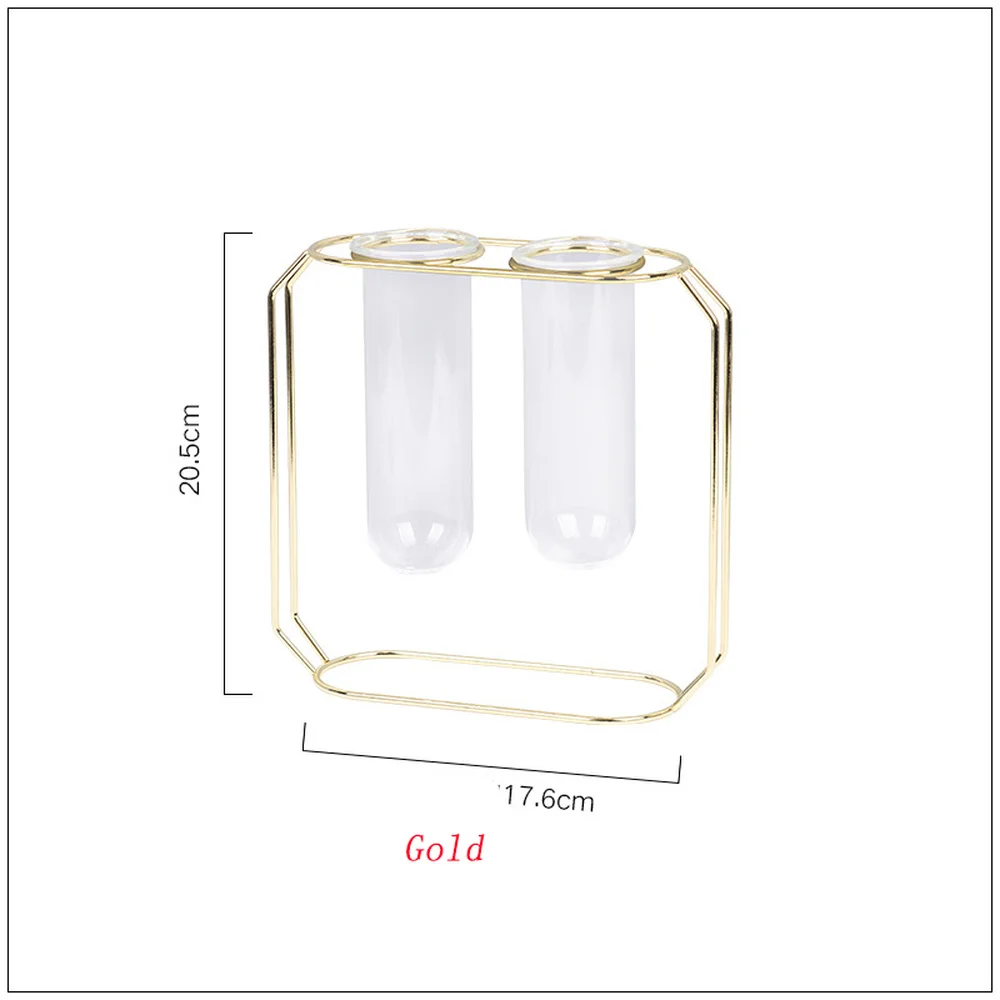 Скандинавский стиль стеклянная железная простая художественная ваза