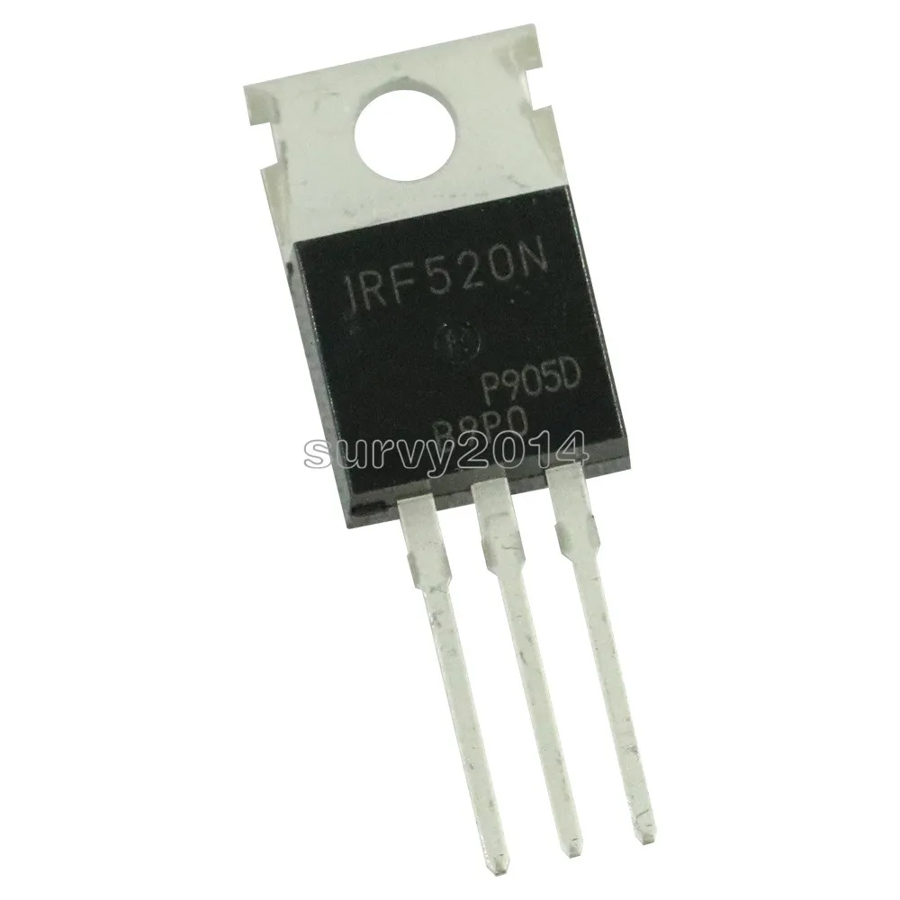 5 шт. IRF520 IRF520N N-Channel HEXFET Power MOSFET, новинка, хорошее качество