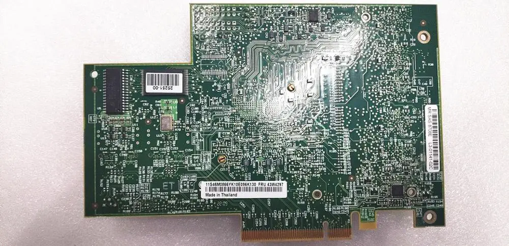 Для контроллера ServeRAID MR10i SAS/SATA 43W4296 8 портов SFF8087 MiniSAS PCI-E X8 3 ГБ/сек. карта 43W4297 43W4342 LSI MR SAS 8708E RAID