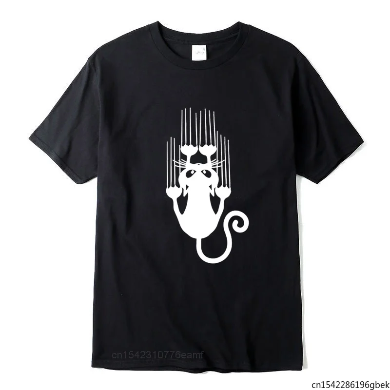 

Grappige Creatieve Kat Print Graphic Men's T-Shirt