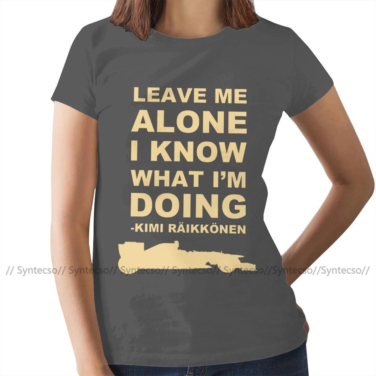 Leave Me Alone Plus Size Women's T-Shirt - Trendy Ladies Tee image 3