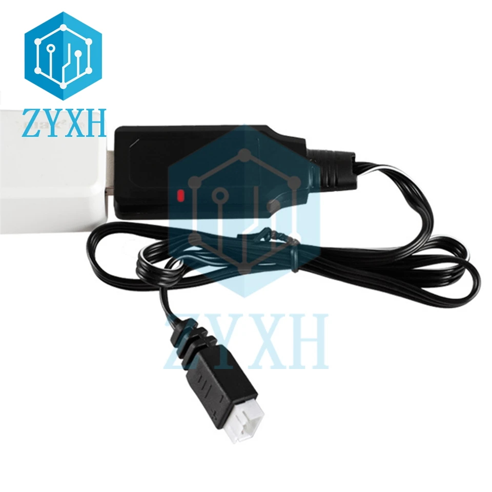 7 4v 800ma2 xh 3p bms 2s usb charger lipo li ion battery packs rc toys aircraft car robot helicopter charging led indicator free global shipping