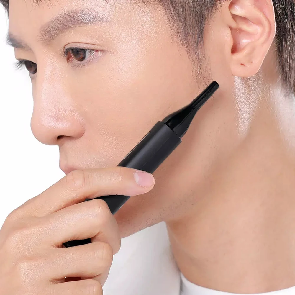 

ENCHEN MSN Electric Nose Hair Trimmer Dual Blade 2-in-1 Portable Nasal Hair Eyebrow Shaver Clipper Waterproof Cleaner Tool