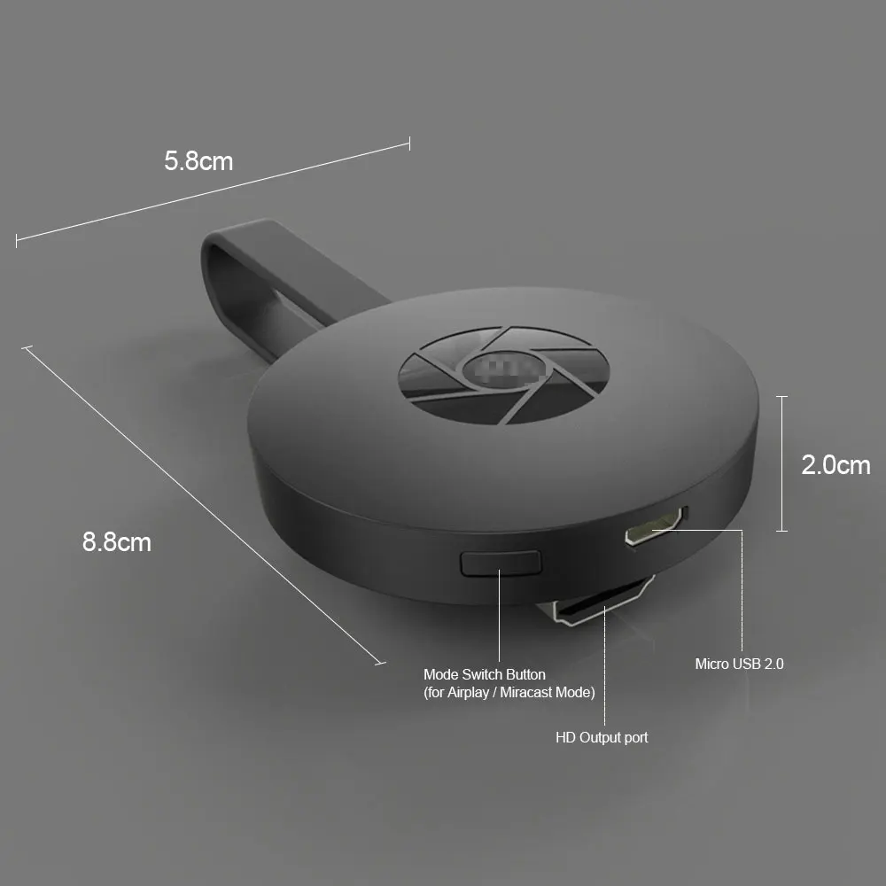 

Miracast Android TV Stick MiraScreen Wi-Fi HDMI- - 1080P DLNA Airplay
