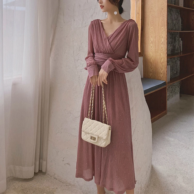 Женское платье трапециевидной формы Mozuleva элегантное однотонное Плиссированное