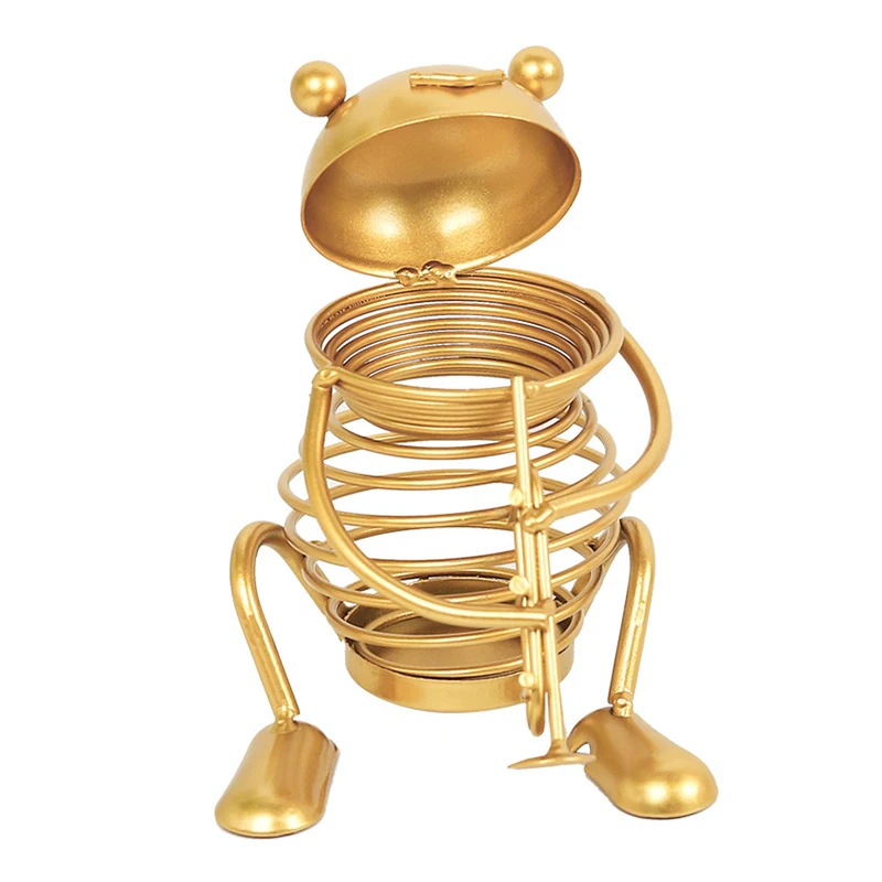 Ручной работы металлическая брошь с животным ручка держатель фигурки для