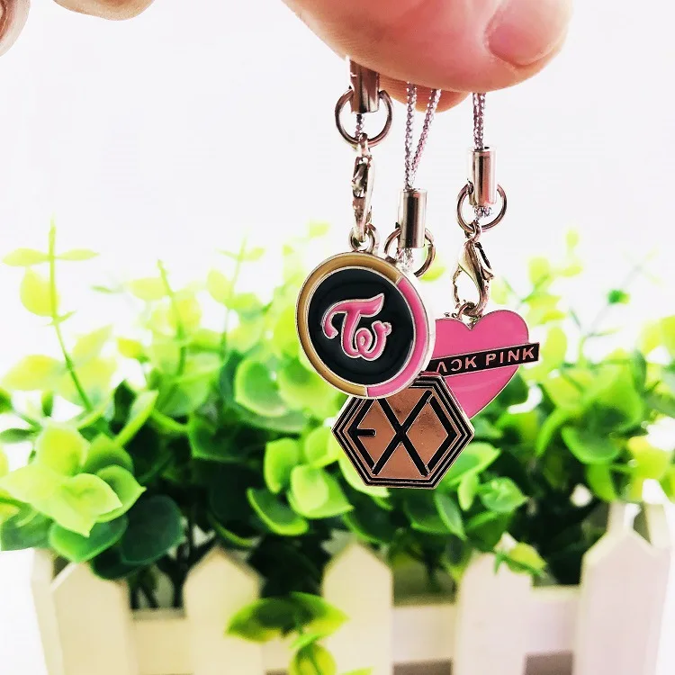 KPOP брелок EXO GOT7 дважды SEVENTEEN NCT на цепочке аксессуары ювелирный подарок эмаль