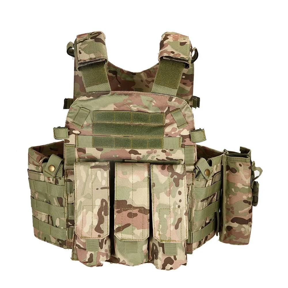 

Airsoft 6094 Molle Tactical Vest Military Plate Carrier Men Body Armor Paintball Equipment Hunting Combat Vests Army Accessories