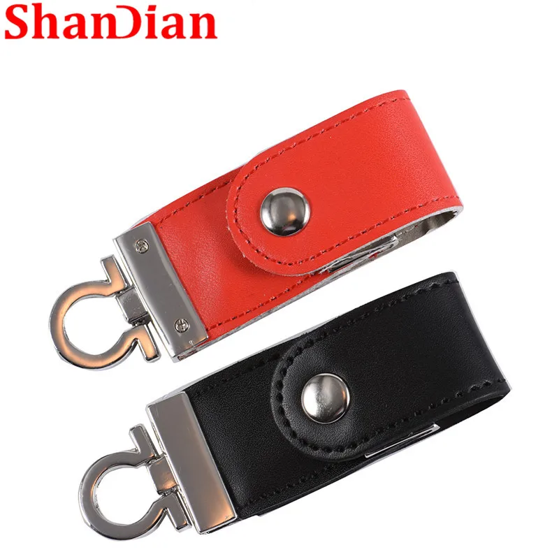 SHANDIAN рекламная оптовая продажа кожаный usb флеш накопитель меховой брелок для