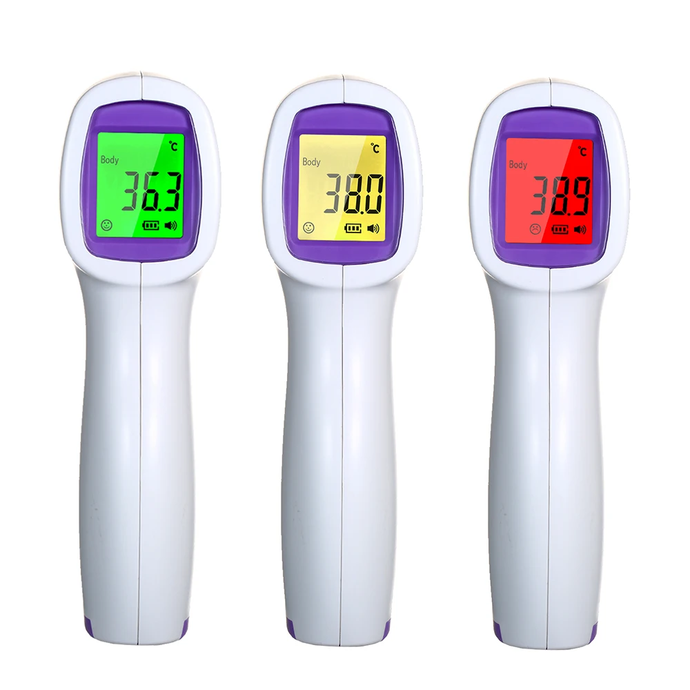 

Portable Finger Pulse Oximeter Blood Oximeter Digital Blood Oxygen Saturation + Non-Contact Forehead Thermometer