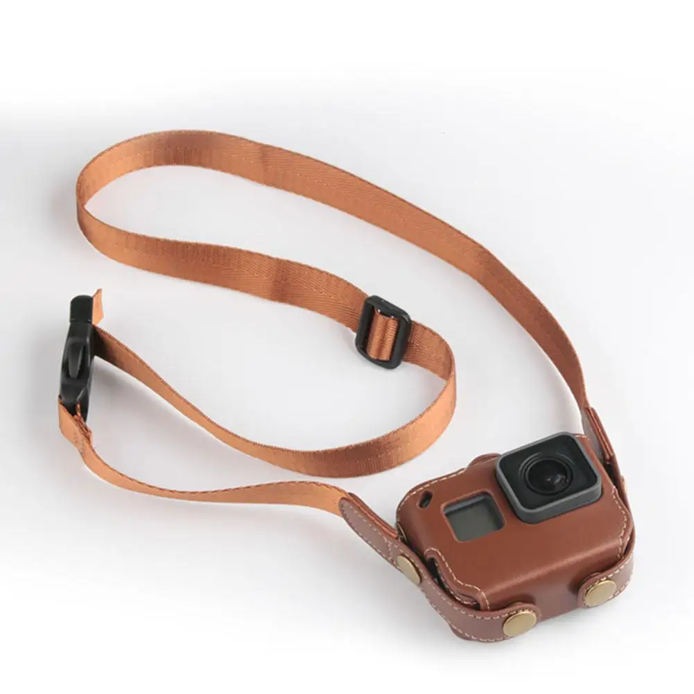 Yiwa защитный чехол для Gopro Hero 7 6 5 Black Edition PU кожаный r35 | Электроника