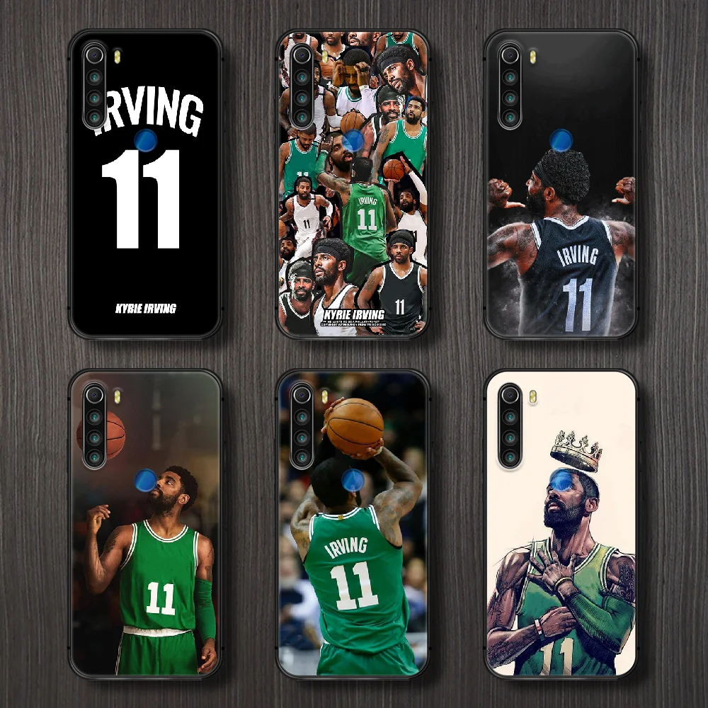 Чехол баскетбольный Kyrie Irving для XIAOMI Redmi 7a 8a S2 K20 NOTE 5 5a 6 7 8 8t 9 9s pro max черный | Мобильные