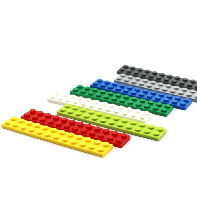 100 шт./лот Массовая пластина 2x12 MOC город пожарно-спасательные строительные блоки