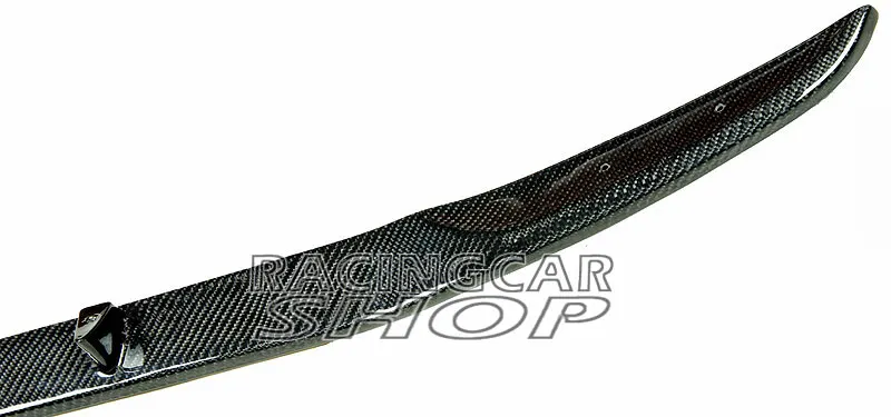 Настоящее карбоновое волокно передний бампер спойлер протектор отделка для бенц