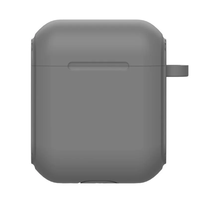 Силиконовый беспроводной зарядный чехол для телефона с брелоком в комплекте Airpod