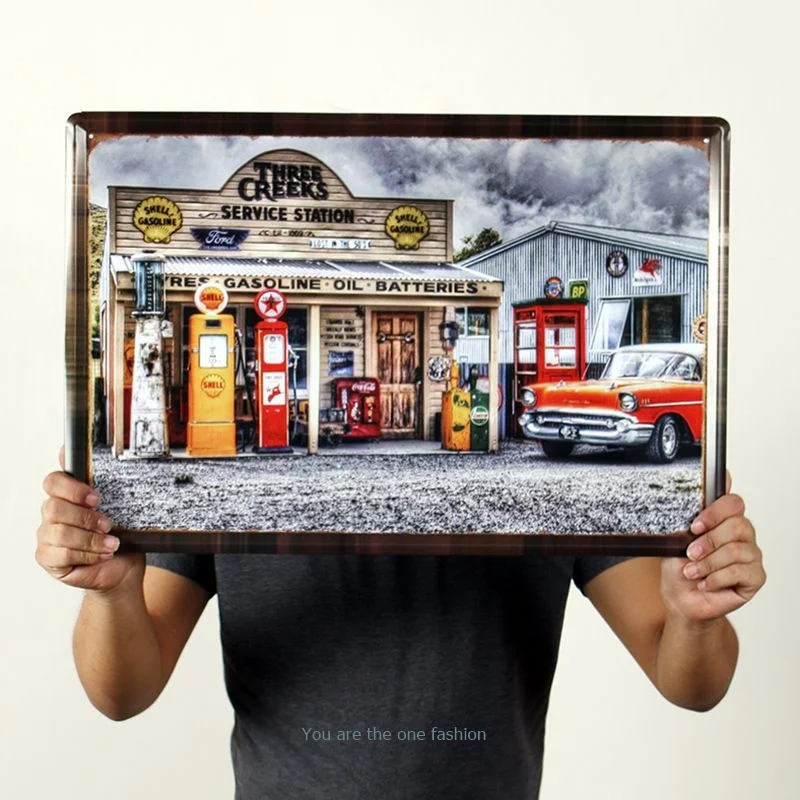 Потертая стена металлические жестяные знаки табличка забавный металлический