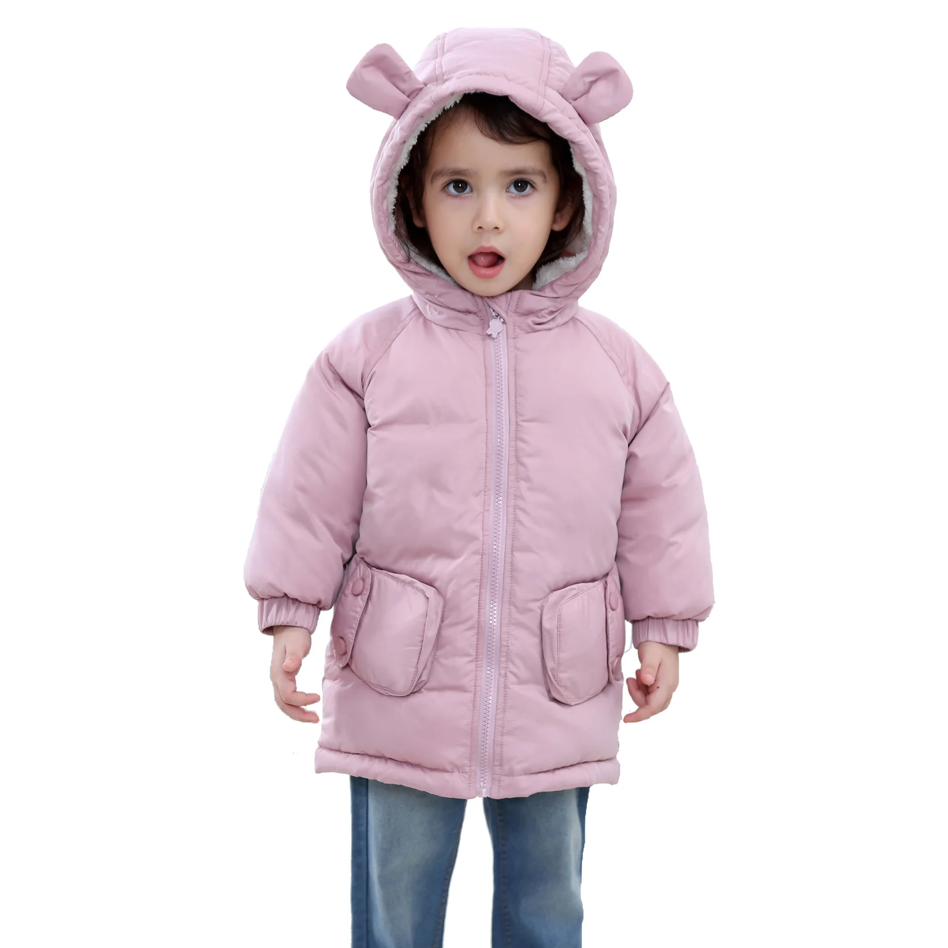 Детская зимняя куртка коллекция 2019 года повседневное пуховое хлопковое пальто с