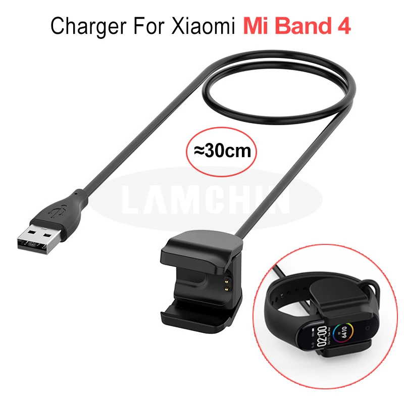 Smart Wristband Accessories For Mi Band 2 3 4 USB Dock Charger Cable Replacement Cord Charger Adapter For Xiaomi Mi Band 2 3 4 - Цвет: For band 4