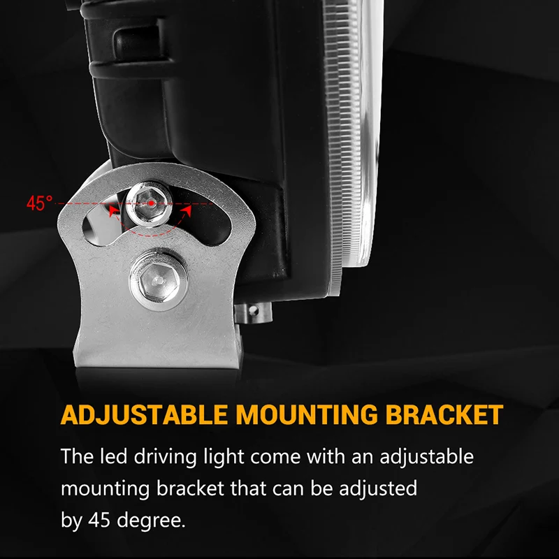 9 дюймов светодиодный рабочий светильник круглые водительские пятно луча 6000 К