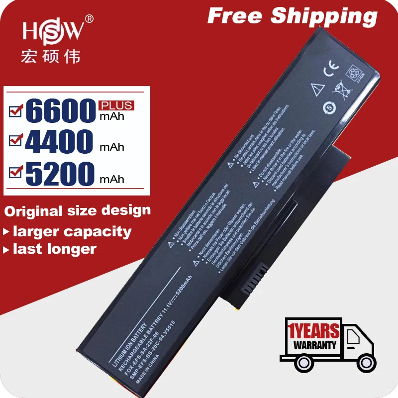 Аккумулятор для ноутбука Fujitsu- V5515 V5535 V5555 V6555 Fujitsu ESPRIMO Mobile | Компьютеры и офис