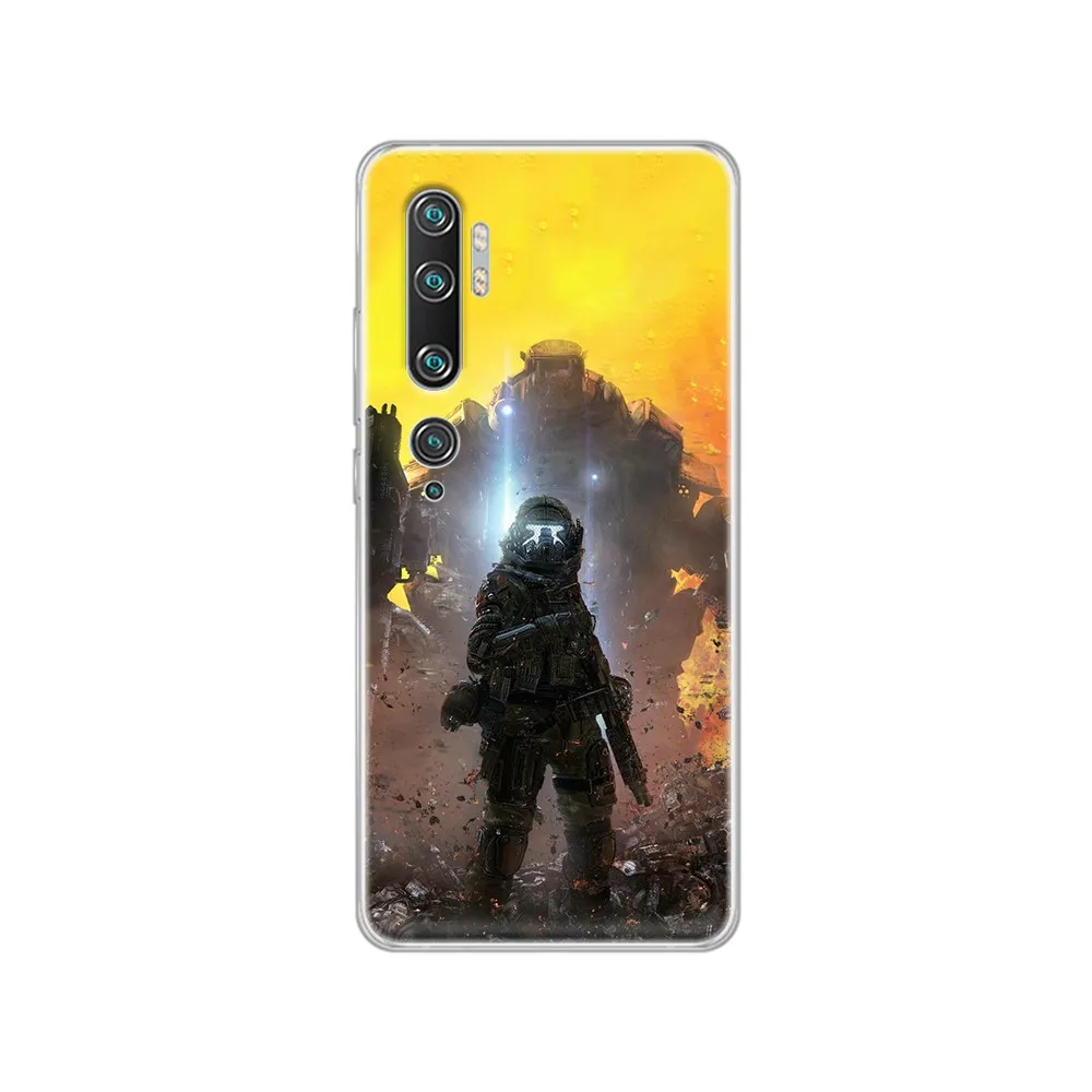 Titanfall 2 игровой силиконовый чехол Прозрачный для телефона Корпус XIAOMI mi 3 4 5 5X 8 9 10 se