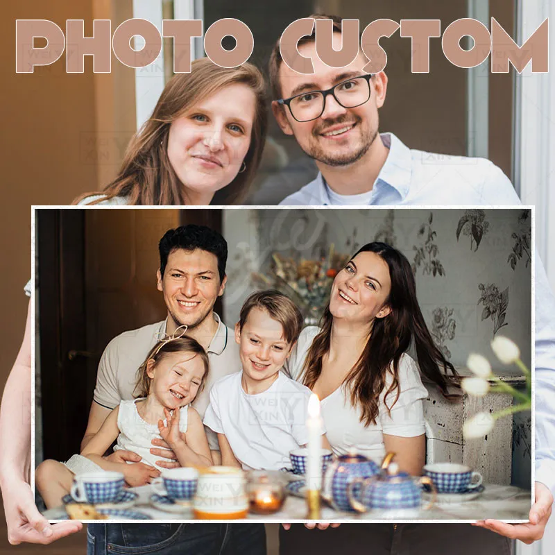 Фото на заказ 5D алмазная вышивка живопись полностью круглая квадратная стразы