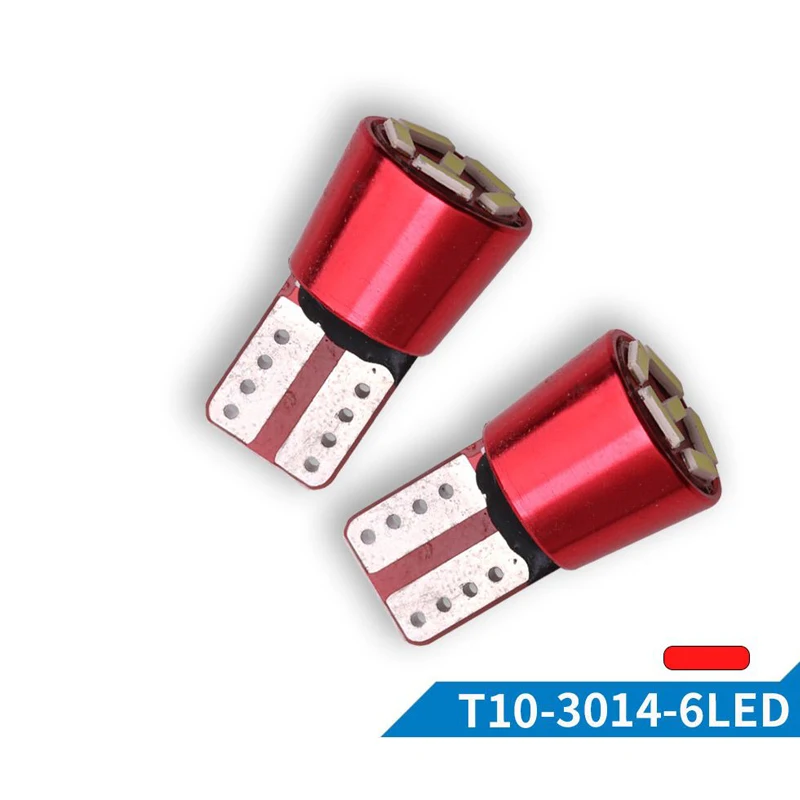 10x Canbus без ошибок автомобиля 3014 6 SMD LED светильник T10 W5W 194 светодиодный s Авто