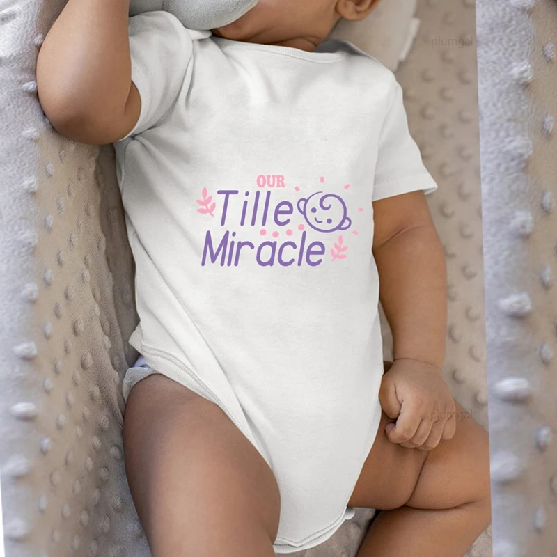 Our Tille/костюм для новорожденных с чудесным принтом Одежда маленьких девочек