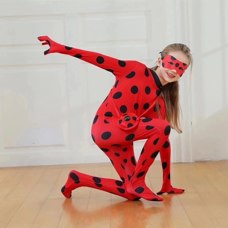 2021 Tikki Plagg женский косплей костюм для девочек Детский на Хэллоуин детей Кот Ноэль