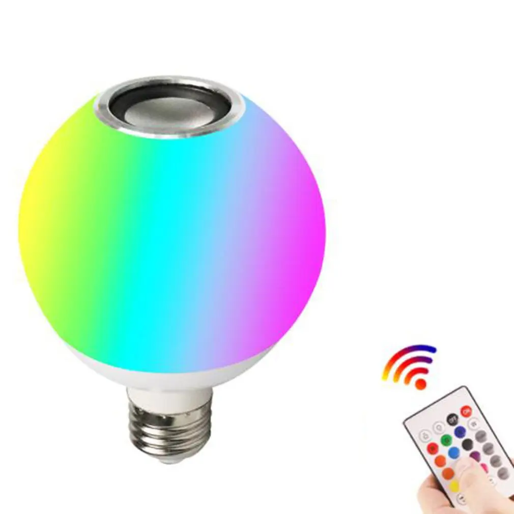 

RGB Color-changing Music Bulb Light Wireless Dragon Ball Bubble Intelligent Remote Control Colorful Light
