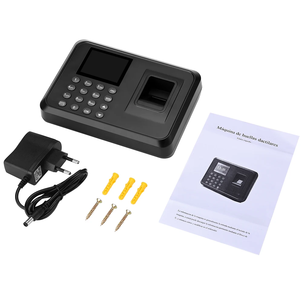 

Biometric Fingerprint Time Attendance System Clock Recorder Employee Recognition Recording Device Electronic Machine