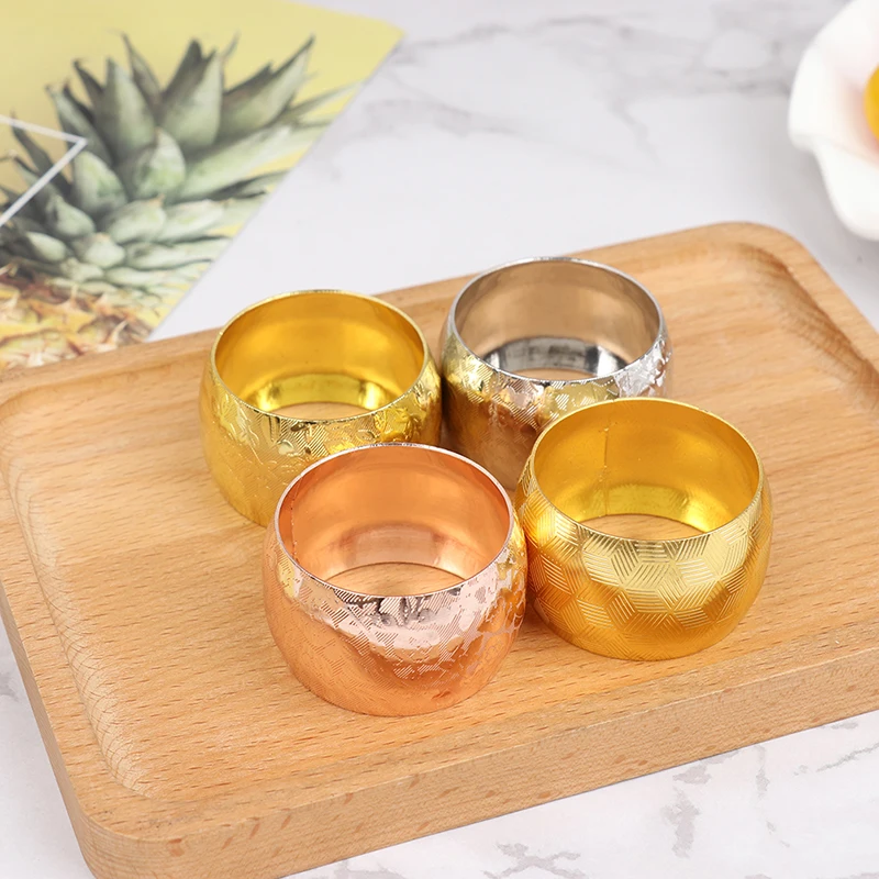 

Ring Model Room Napkin Buckle Cloth Circle Simple Metal Napkin Buckle Round
