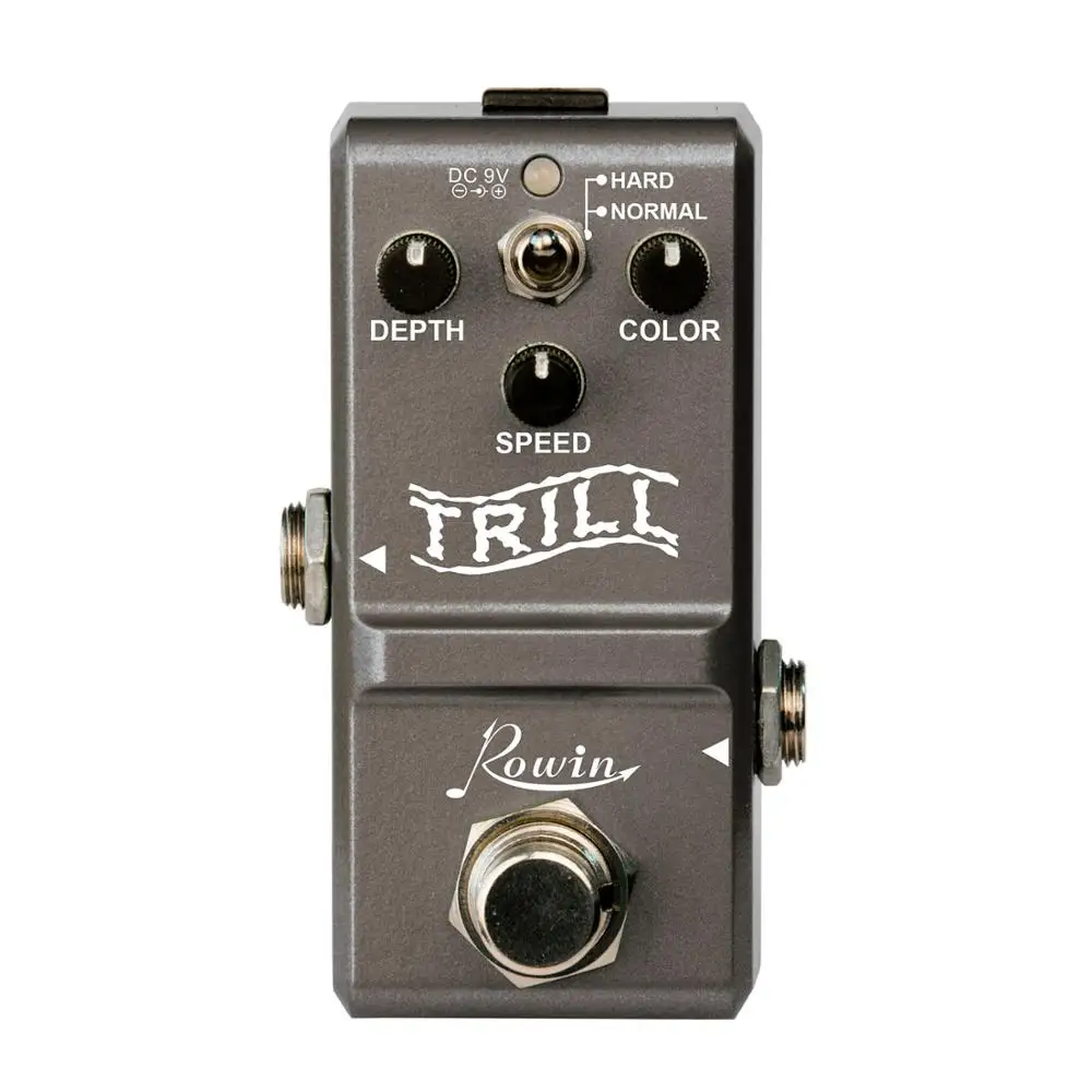 rowin ln 327 gitarre tromol pedal analog optokoppler trill wirkung pedale für elektrische gitarre mini größe free global shipping