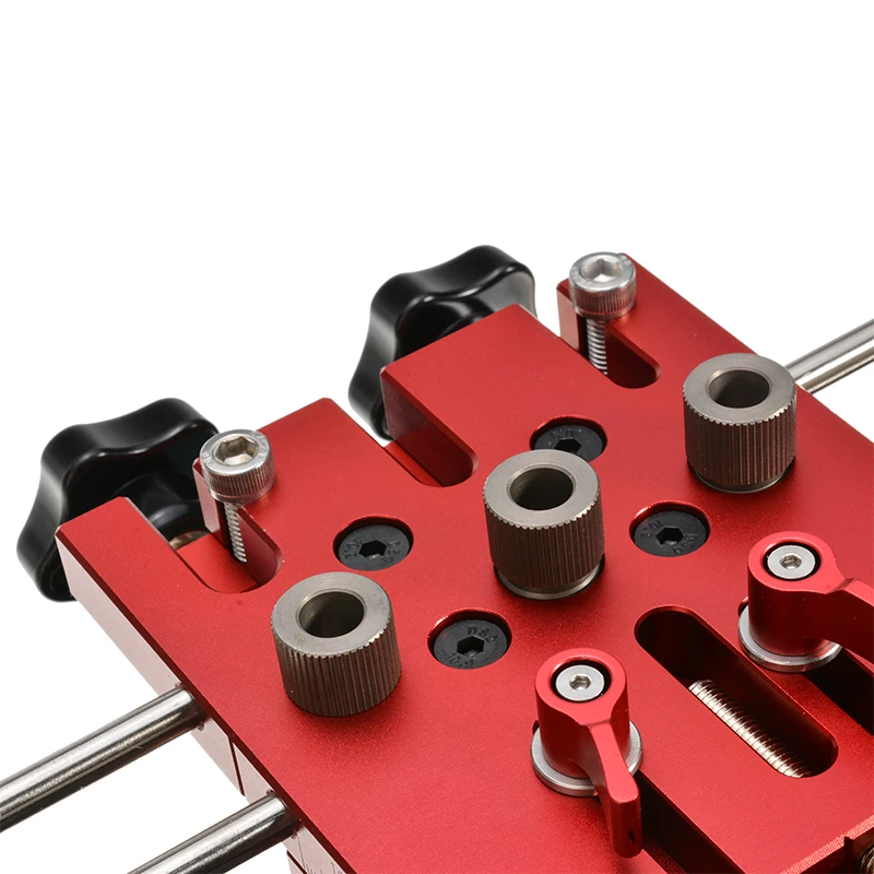 3 in 1 Woodworking Hole Drill Punch Guide Locator Positioner Jig Tool Kit Aluminium Alloy Wood Working DIY Tools