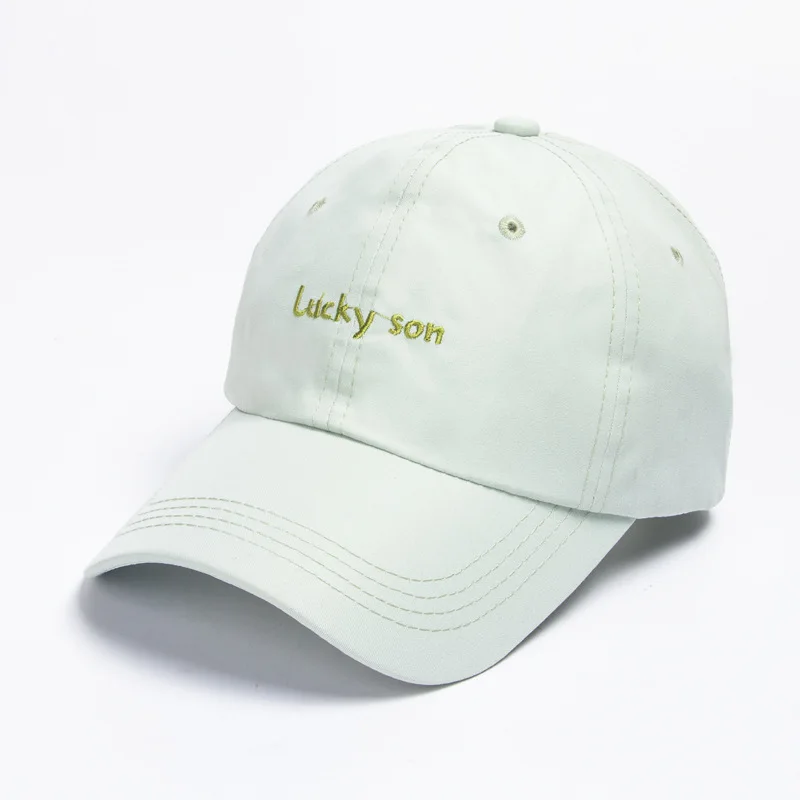 2020 хлопковая бейсболка lucky son с вышивкой и надписью регулируемая для мужчин