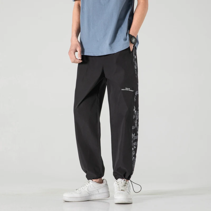 

New Men's Fashion Ankle-length Pants 2021 Men Streetwear Casual Loose Harem Pants Jogger Trousers Woman Harajuku Large Size 5XL