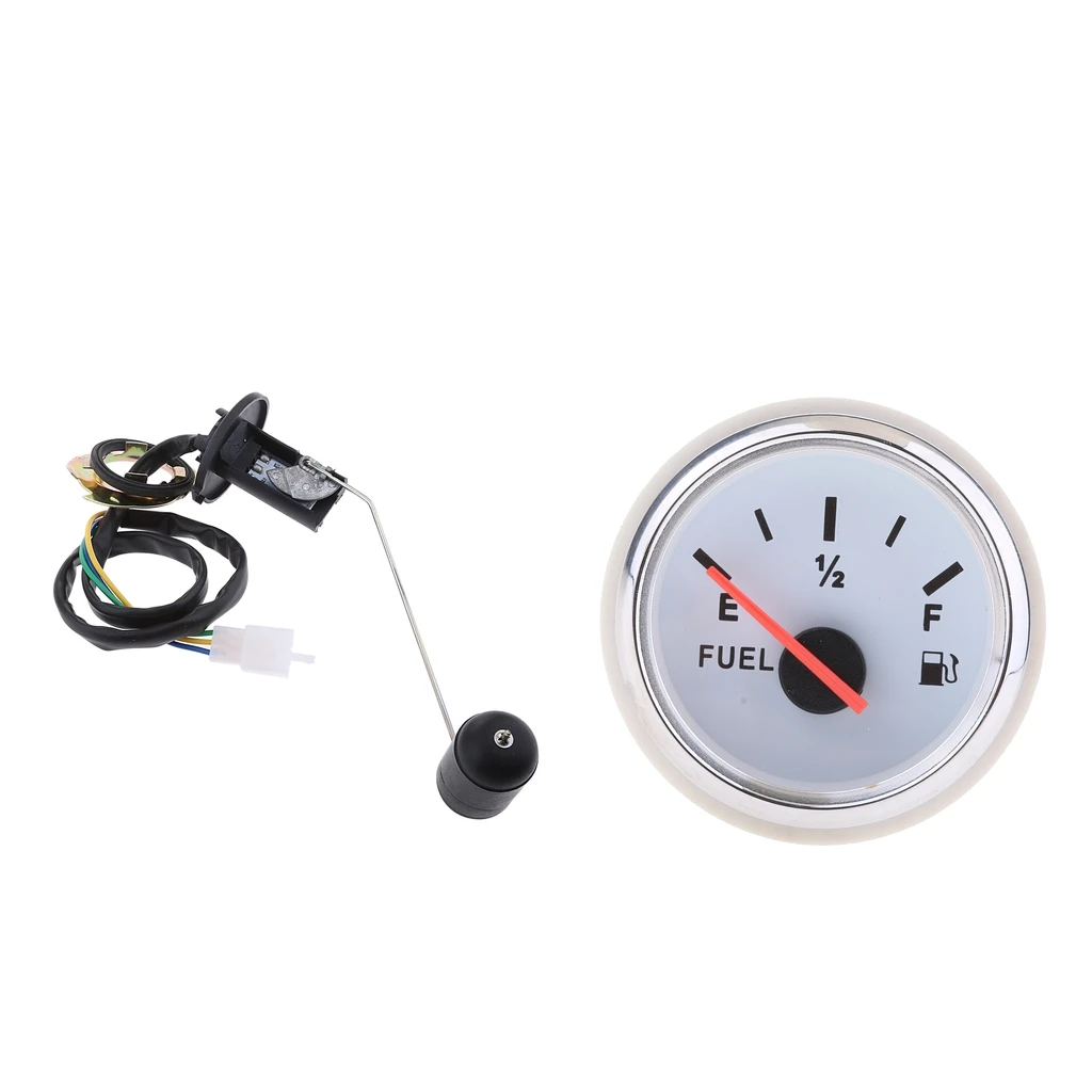 2" 52mm Fuel Level Gauge Meter With Sensor E-1/2-F Pointer Kit | Автомобили и мотоциклы