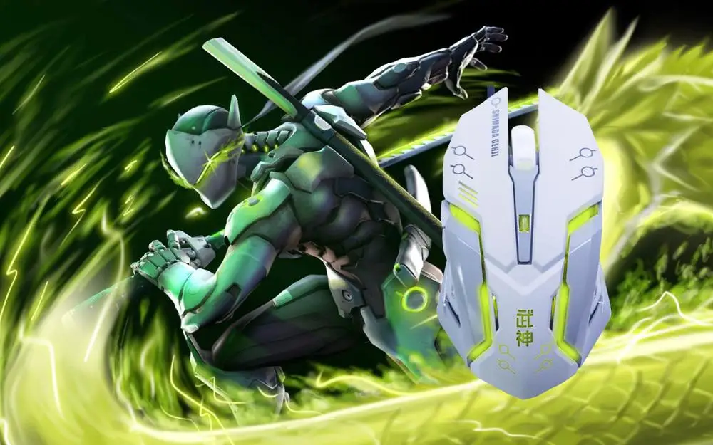Проводная мышь OVERWATCH D.VA Reaper с 6 кнопками светодиодный подсветкой|Мыши| |